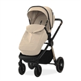 Carrozzina combinata BIANCA 2in1 con coprigambe BEIGE